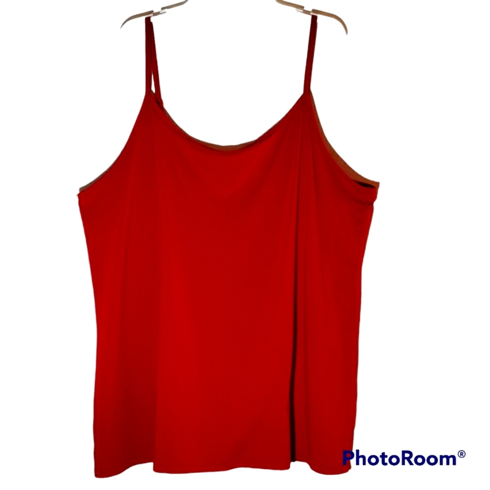 Terra&Sky women's plus size 3X red tank top. 058